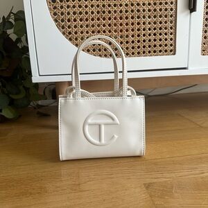 Telfar Small Shopping Bag White